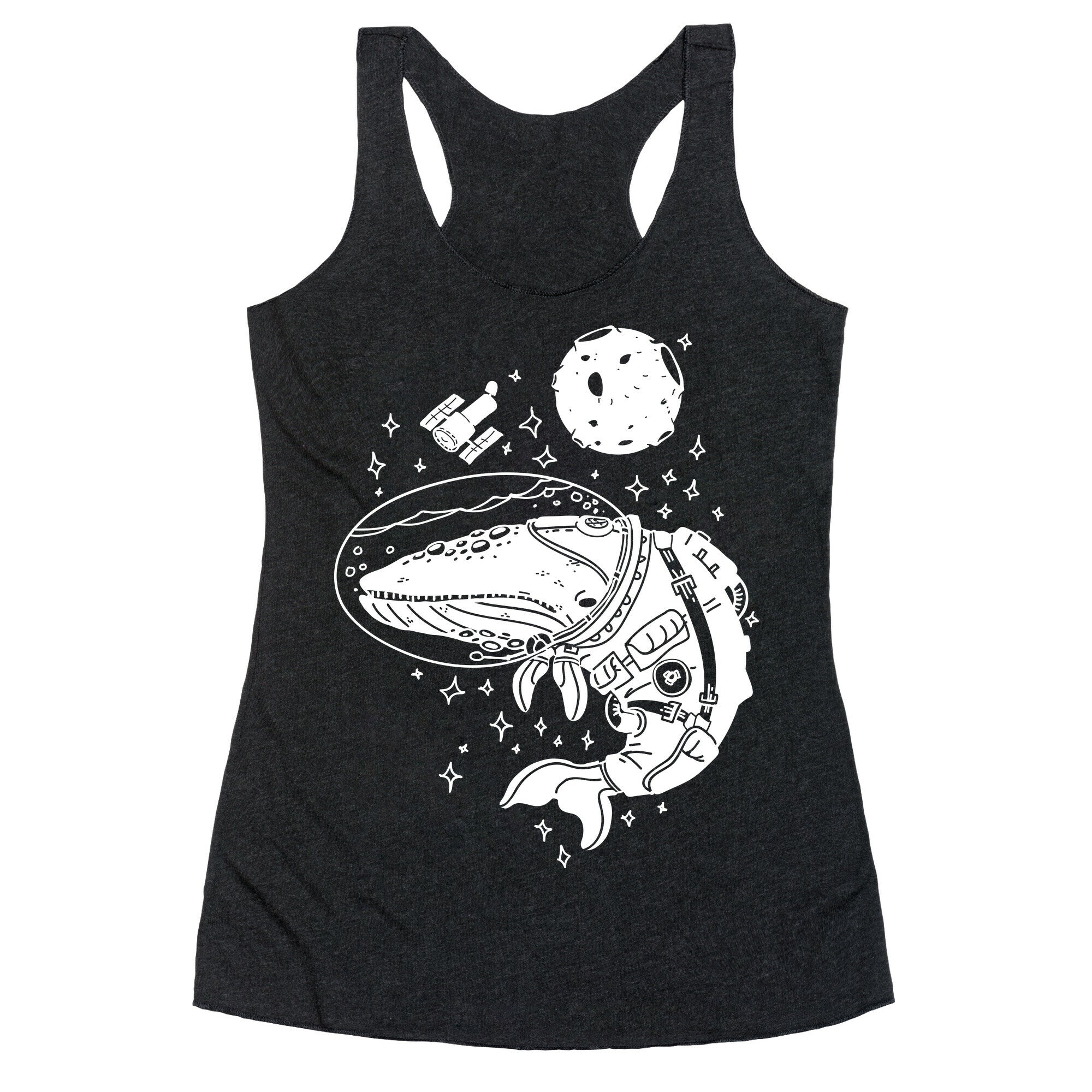 Space Whale  Racerback Tank